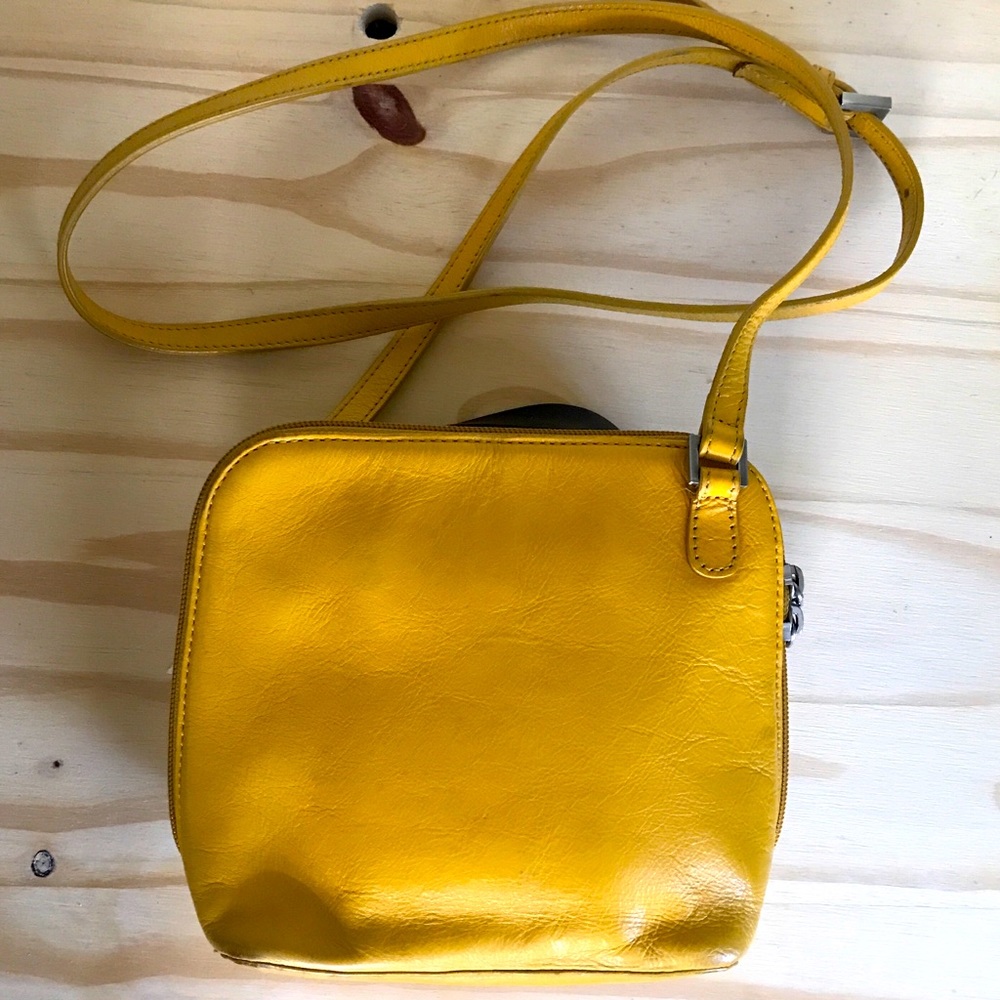 HOBO Yellow Mini Crossbody